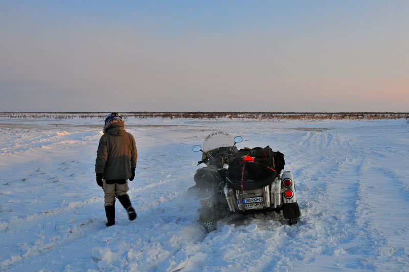 frozen lake baikal, Siberia, Russia